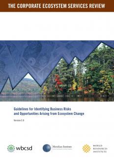 Corporate Ecosystem Services Review (English) covershot